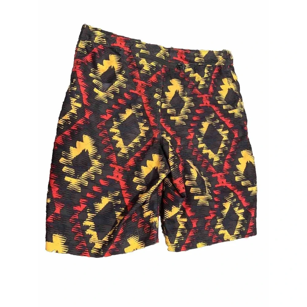 The North Face‎ Shorts Boys XL Red AZTEC Board Shorts Swim Trunks